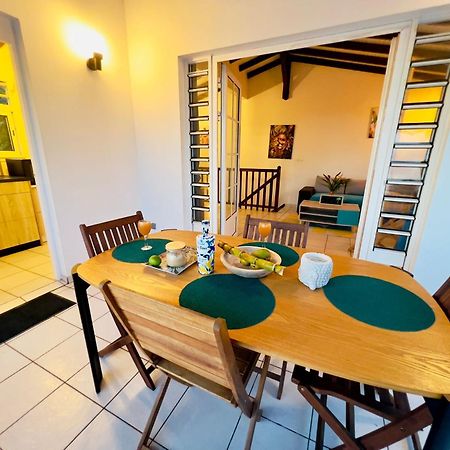 Villa Iguana, Duplex Paisible, Vue Magnifique Mer Et Rocher Du Diamant, Piscine Сен-Лу Екстериор снимка