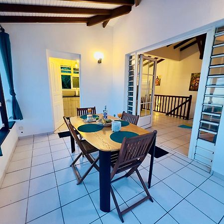 Villa Iguana, Duplex Paisible, Vue Magnifique Mer Et Rocher Du Diamant, Piscine Сен-Лу Екстериор снимка